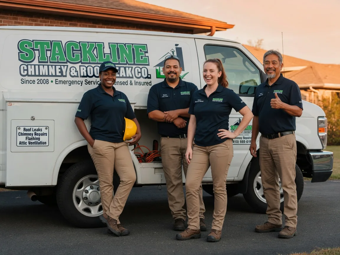 Chimney flashing repair company in Metcalfe, MS